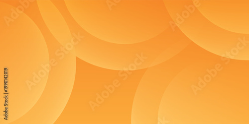 Abstract orange gradient background with overlapping translucent circles modern illustration eps10
