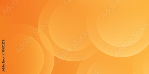 Abstract orange gradient background with overlapping translucent circles.