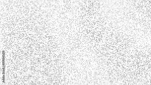 Halftone pattern. Grain texture polka dots on white background. Gradient Dot art different size grunge texture banner.  Faded out or disappearing dots