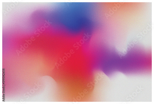 Vibrant abstract gradient background with soft color blending and grainy texture effect