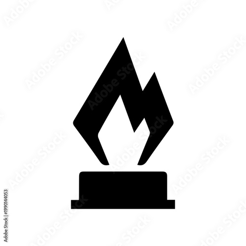 modern and minimalist award trophy vector icon