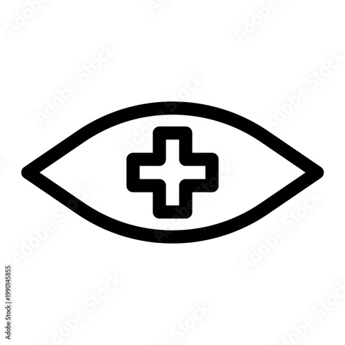 Medical Eye Care Vision Icon