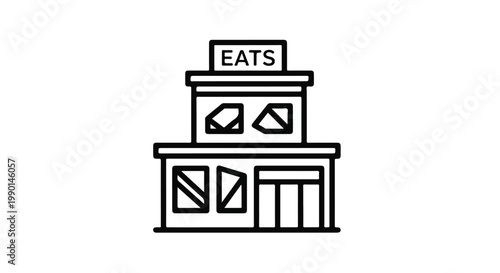 Small bakery or sweet shop building