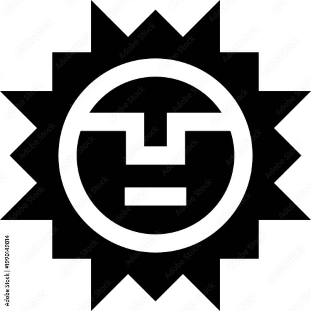 Obraz premium Inti Raymi Inca Festival Sun Celebration Icon
