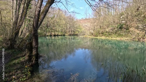 Scenic view of Slunjcica river in Croatia