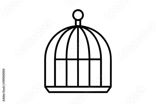 bird cage icon, Bird cage black icon, Bird cage  silhouette art, Bird cage  black symbol
