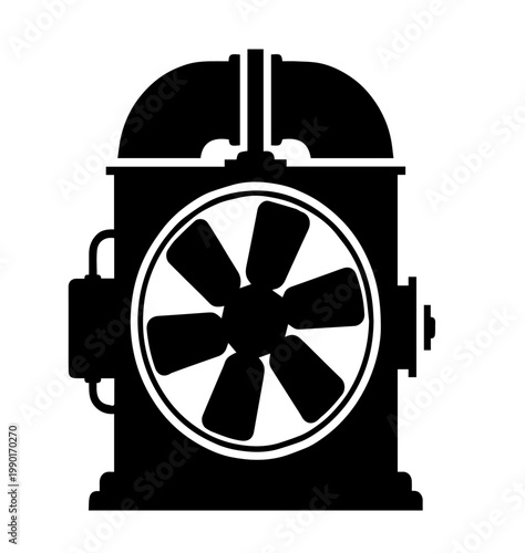 Kitchen Stand Mixer Silhouette Vector Illustration Modern Bakery Appliance Icon for Culinary Blog Logo and Cooking Class Design Template