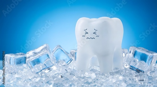 Tooth with ice