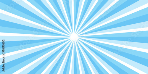 Concentrated lines, effect lines, swirling, rotating, background illustration, blue