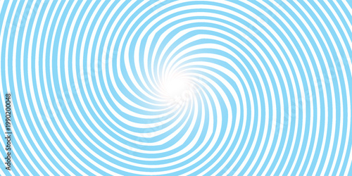 Concentrated lines, effect lines, swirling, rotating, background illustration, blue
