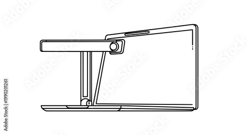 Knife tactical combat with double-edged blade in simple line art style for survival and self-defense icon design