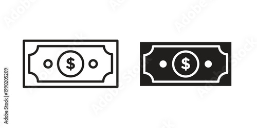 Money icon concept design set. Icon Element For Design