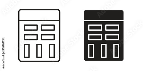 Mood board icon concept design set. Icon Element For Design