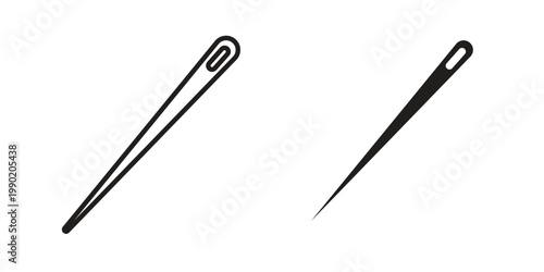 Needle icon concept design set. Icon Element For Design