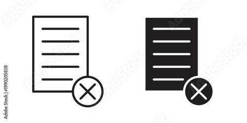 Paperless icon concept design set. Icon Element For Design
