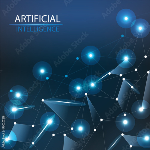 Abstract Artificial Intelligence Template With Digital Technology And Innovative Designs Always Available Online