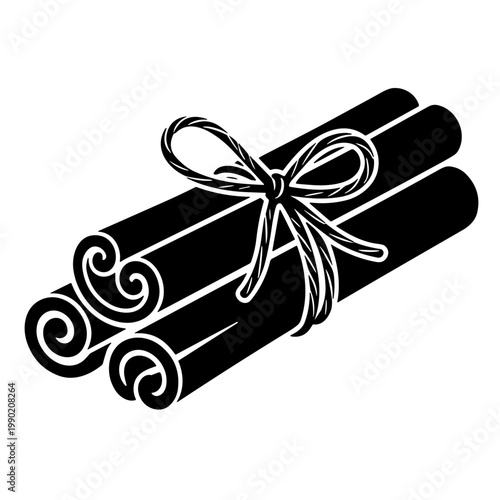 icon cinnamon vector illustration