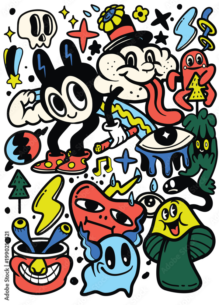 Fototapeta premium Monster Color 16