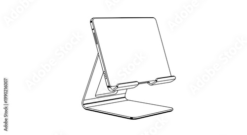 Knife tactical combat with double-edged blade, close-up line art icon for survival, training, and military design