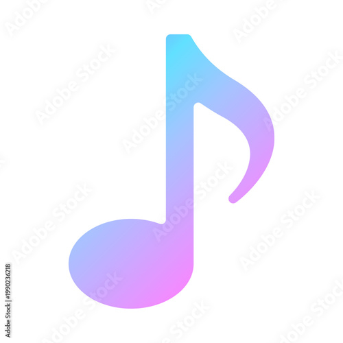 シンプルな音符のイラスト素材 ベクター