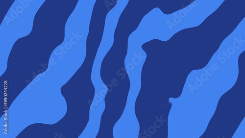 Blue Organic Shape Abstract Background with Layered Fluid Forms and Modern Artistic Design