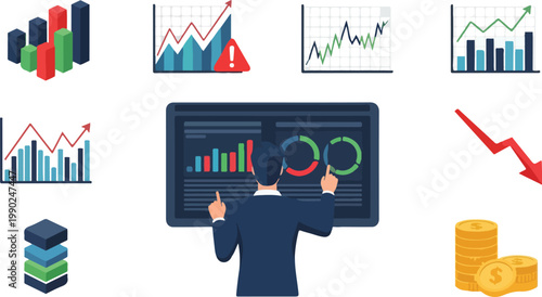 Businessman Analyzing Financial Charts 1.