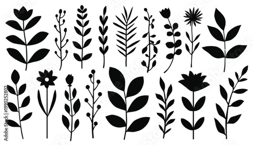 Logos comprising a collection of fifteen distinct geometric shapes are organized in a grid to provide a versatile set of professional branding icons for corporate identity design and graphic projects.