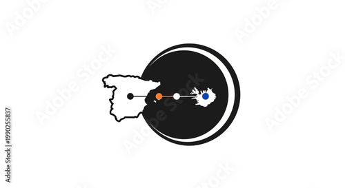 Solar System Model with Planets Orbit.