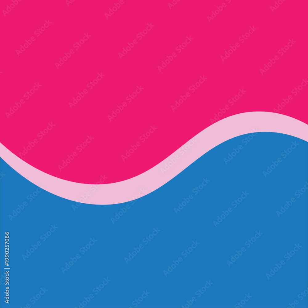 Obraz premium Abstract Wave Design: A visually appealing composition of a wave design, with a harmonious color palette, creating a sense of movement and visual interest.