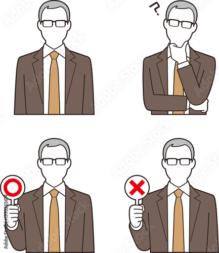 シニア男性ビジネスマン①