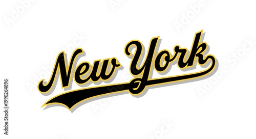 Obraz na płótnie New york text