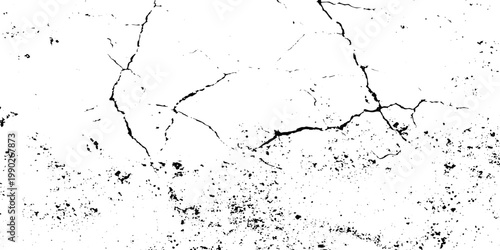 Distressed cracked concrete wall texture with broken plaster weathered cement rough grunge background.