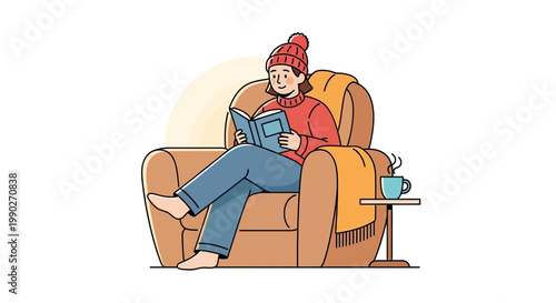 Woman sitting on couch with laptop.