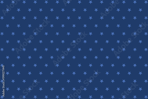Seamless blue star pattern background