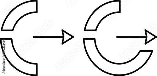 vector illustration of an arrow sign