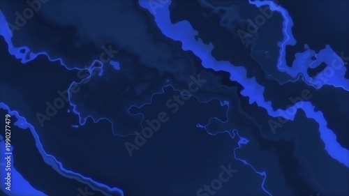 Blue Lightning Abstract Background with Electric Lines and Dramatic Energy Flow Texture Design