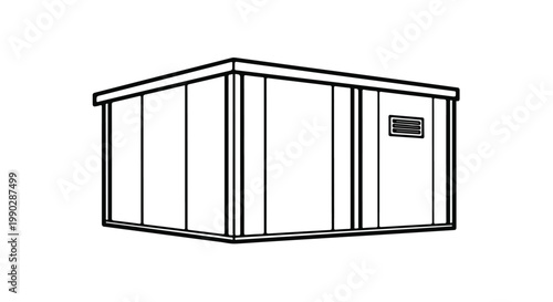 Detailed city skyline skyscraper cluster sketch