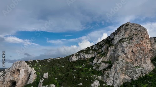 Yedikonuk Yudi Mountain surroundings and natural beauties located in the İskele region of Northern Cyprus.