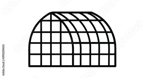 Black silhouette of tall gothic church