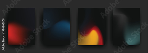 Abstract gradient bars a colorful spectrum of vertical rectangles