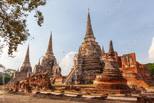 Wat Phra Si Sanphet is located in the Ayutthaya Historical Park.