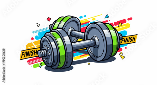Dumbbell Fitness Exercise Equipment.