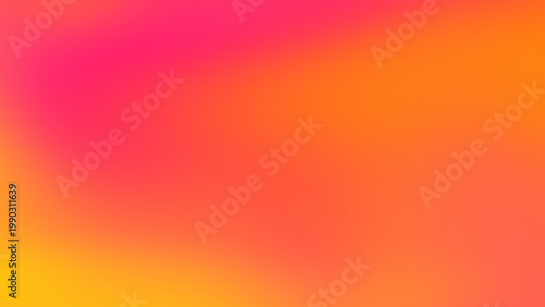 Smooth fluid abstract background in pink, orange, and yellow gradient hues, for modern digital screen mockup designs.