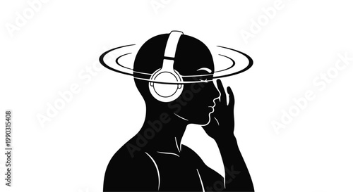 man wearing virtual reality headset technology