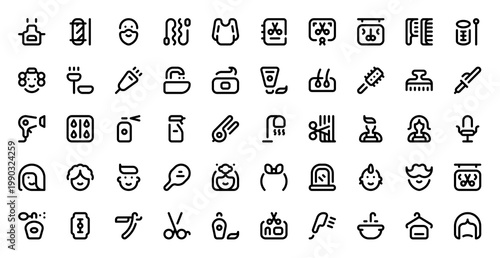 Hairdressing Salon Scissors Icon