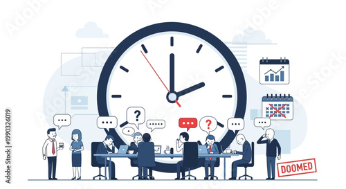 Business People Working Under Pressure.