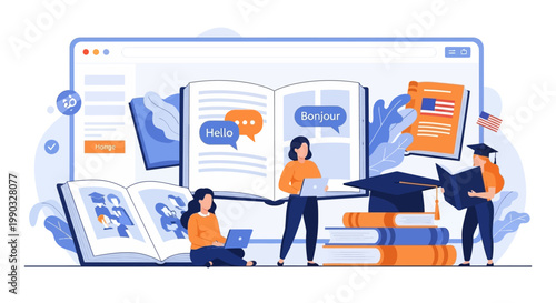 People Learning Education Students.