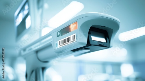 Advanced Barcode Scanner Technology in Modern Medical Facility