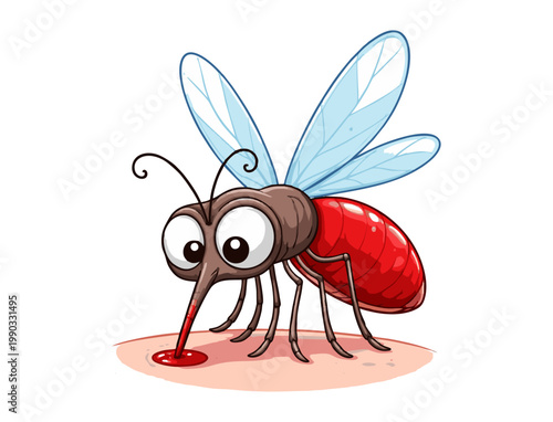 Cartoon Mosquito Insect