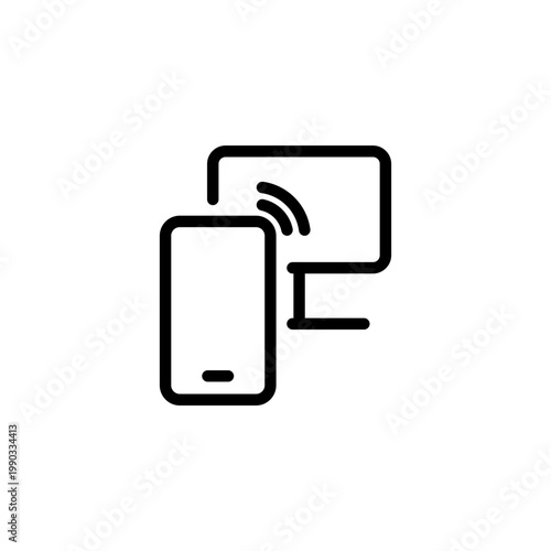Foto Cast Line Icon